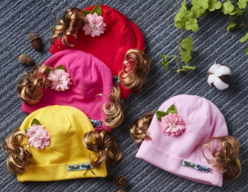 1813-Baby Cap-Wig and Braid