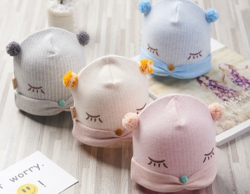 1903-Baby Cap-Organic Colored Cotton
