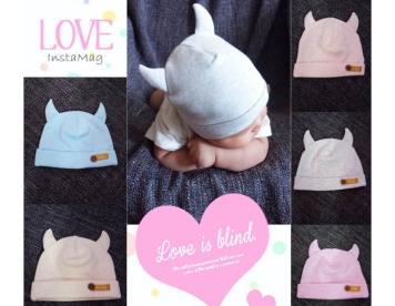 1651-Baby Cap-Organic Colored Cotton