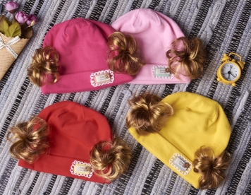 1853-Baby Cap-Wig and Braid